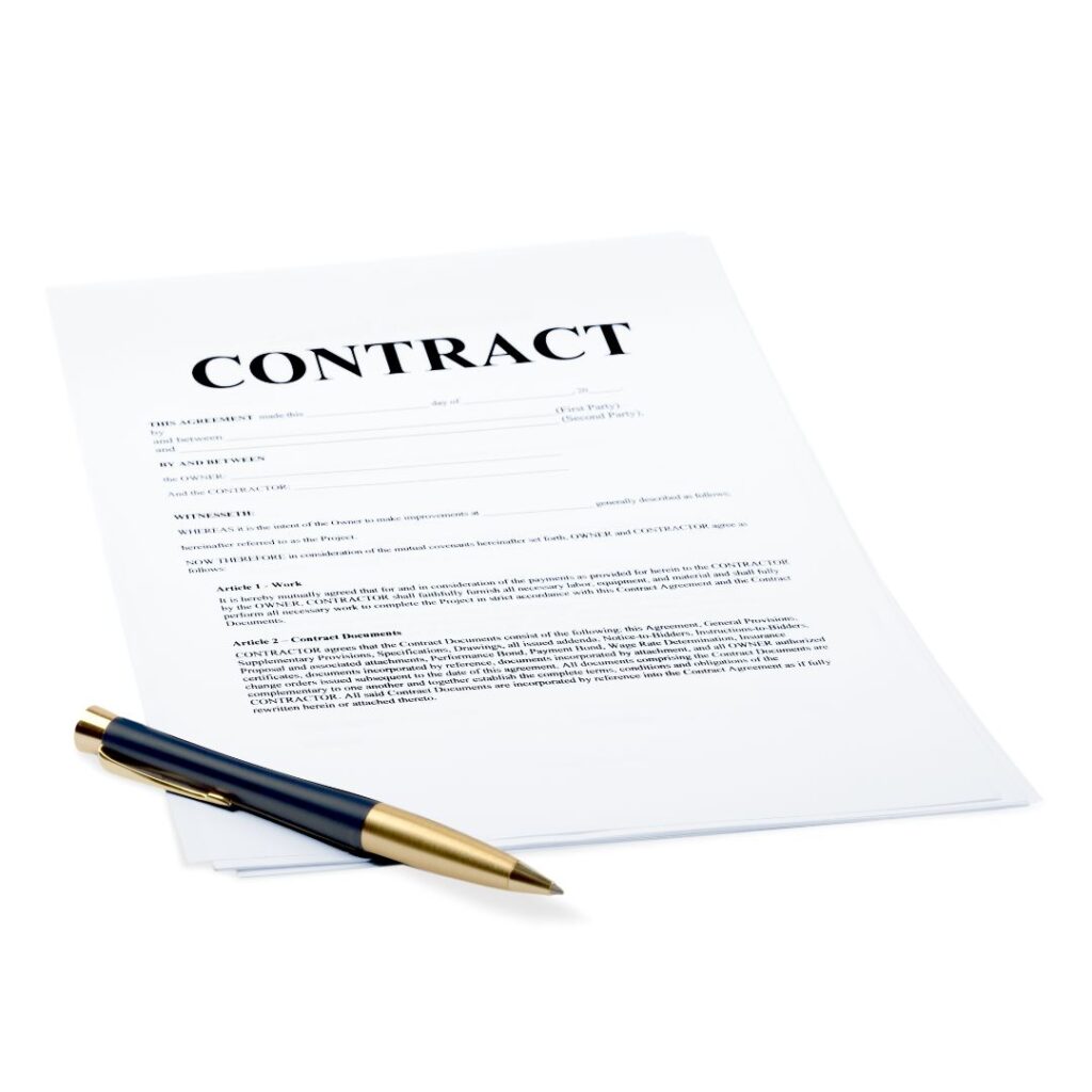 Exemplo de contrato